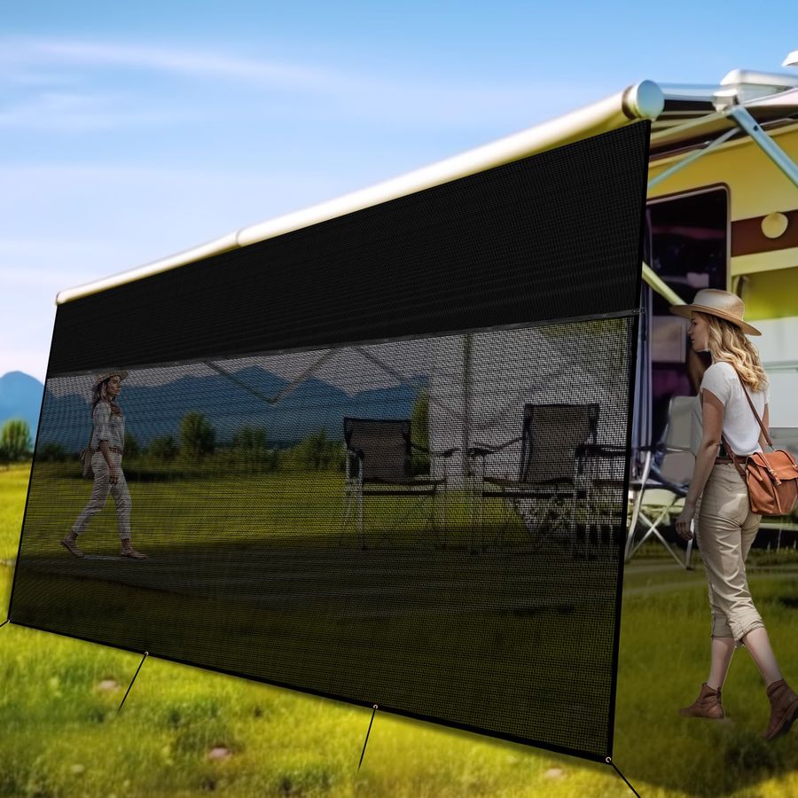 Screen Top Mesh - Awning Shade Screen with Zipper 9