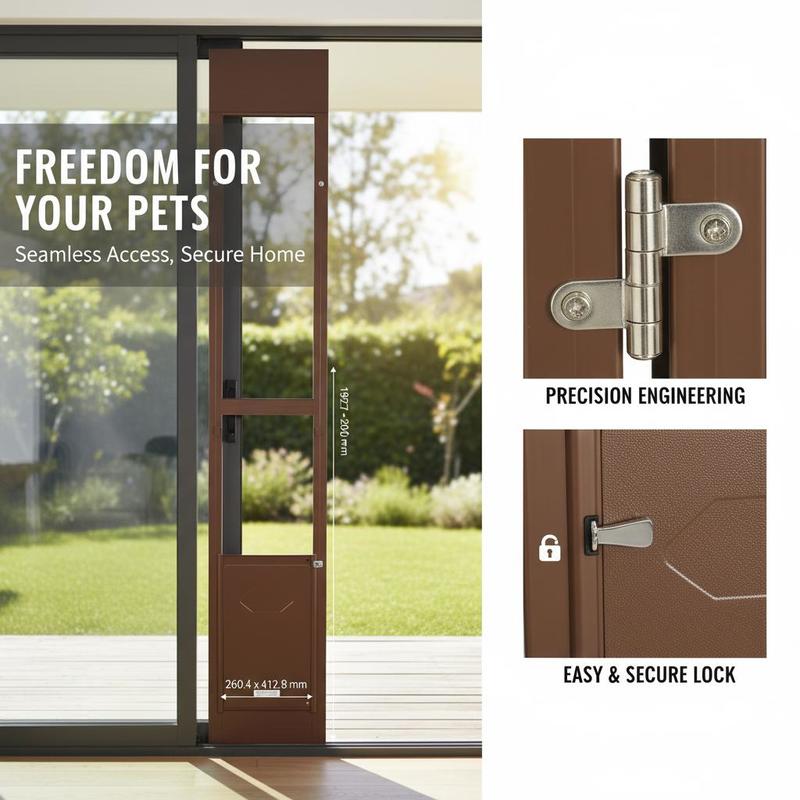 Dog Door for Sliding Glass Doo - đánh giá và giá Glass Door Hinge