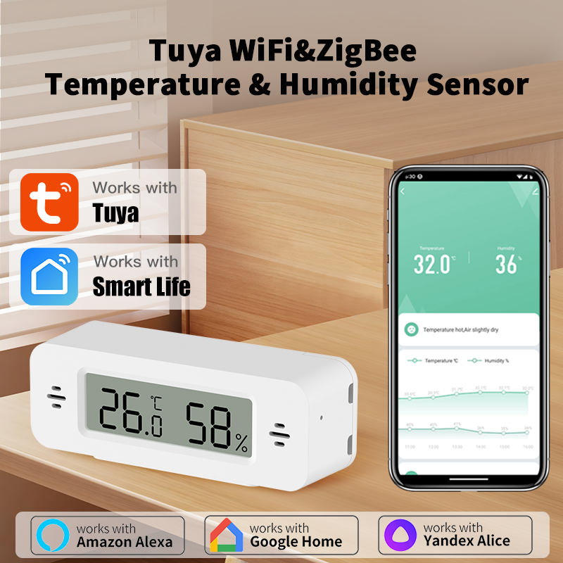 Tuya WiFi/Zigbee Temperature H - đánh giá và giá Digital Hygrometer Probe