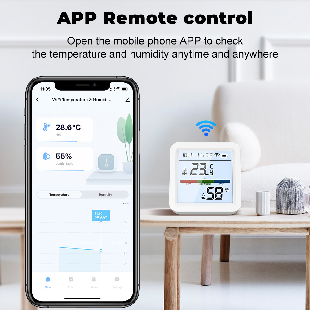 ONENUO Tuya WIFI Temperature H - đánh giá và giá Digital Hygrometer Probe