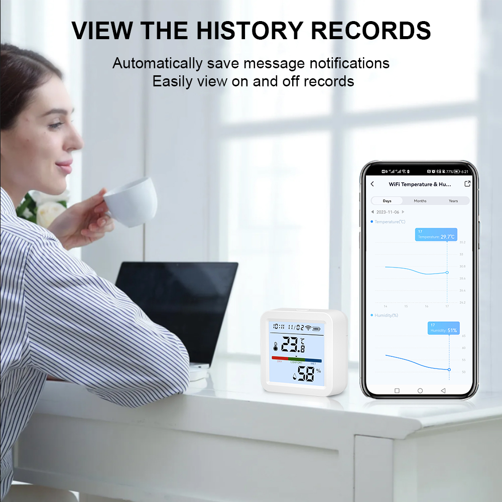 ONENUO Tuya WIFI Temperature H - đánh giá và giá Digital Hygrometer Probe