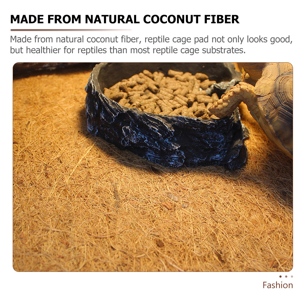 Reptile Carpet Natural Coconut - đánh giá và giá Substrate Coconut Fiber