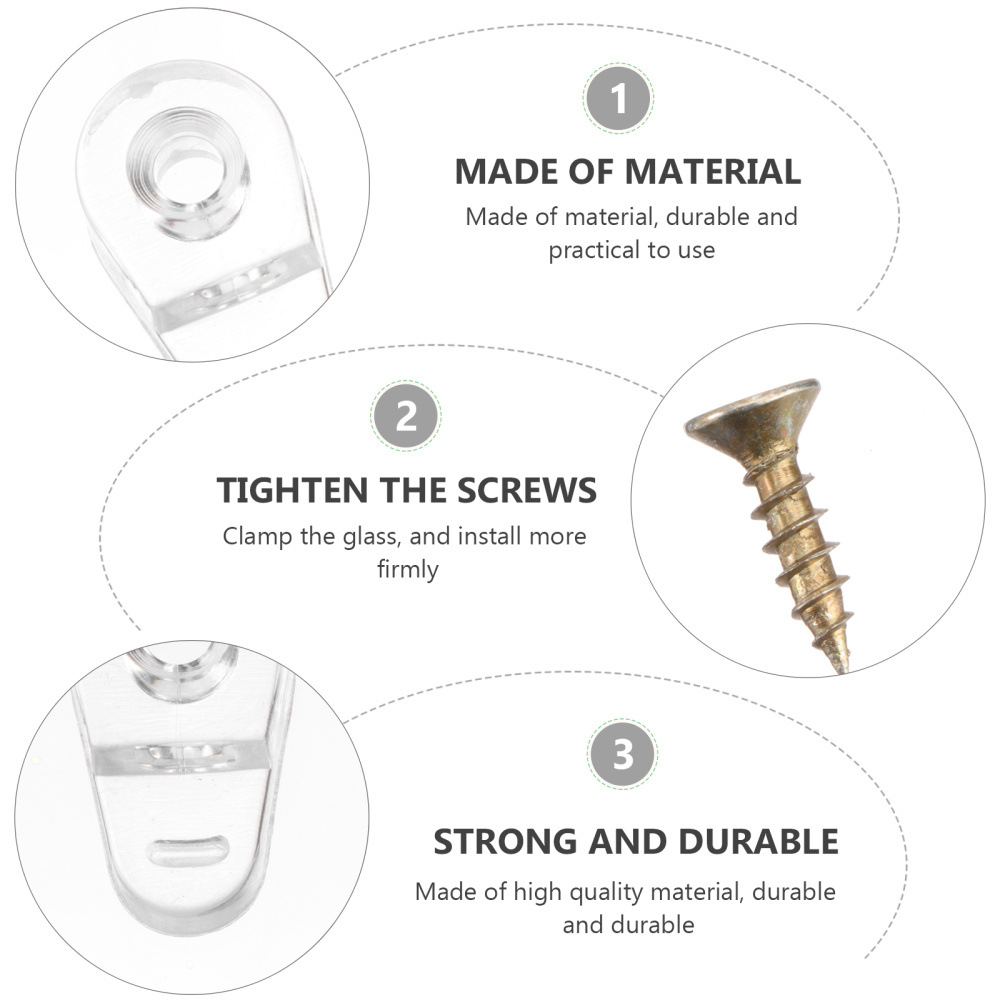 20Pcs Glass Door Clips Fixing  - đánh giá và giá Glass Door Hinge