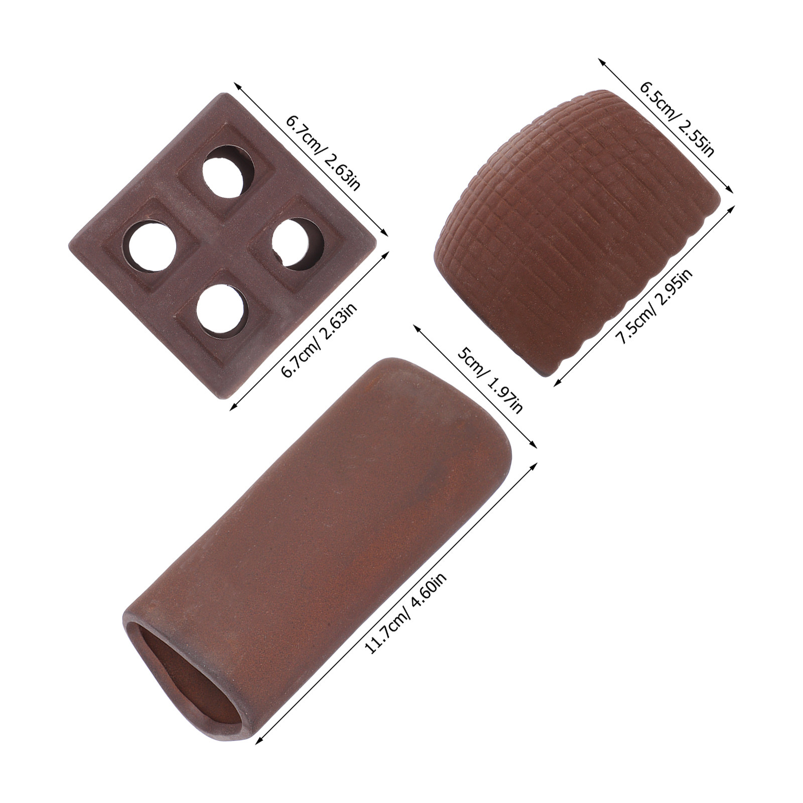 3Pcs Aquarium Decorative Rocke - đánh giá và giá Hide Cave Ceramic